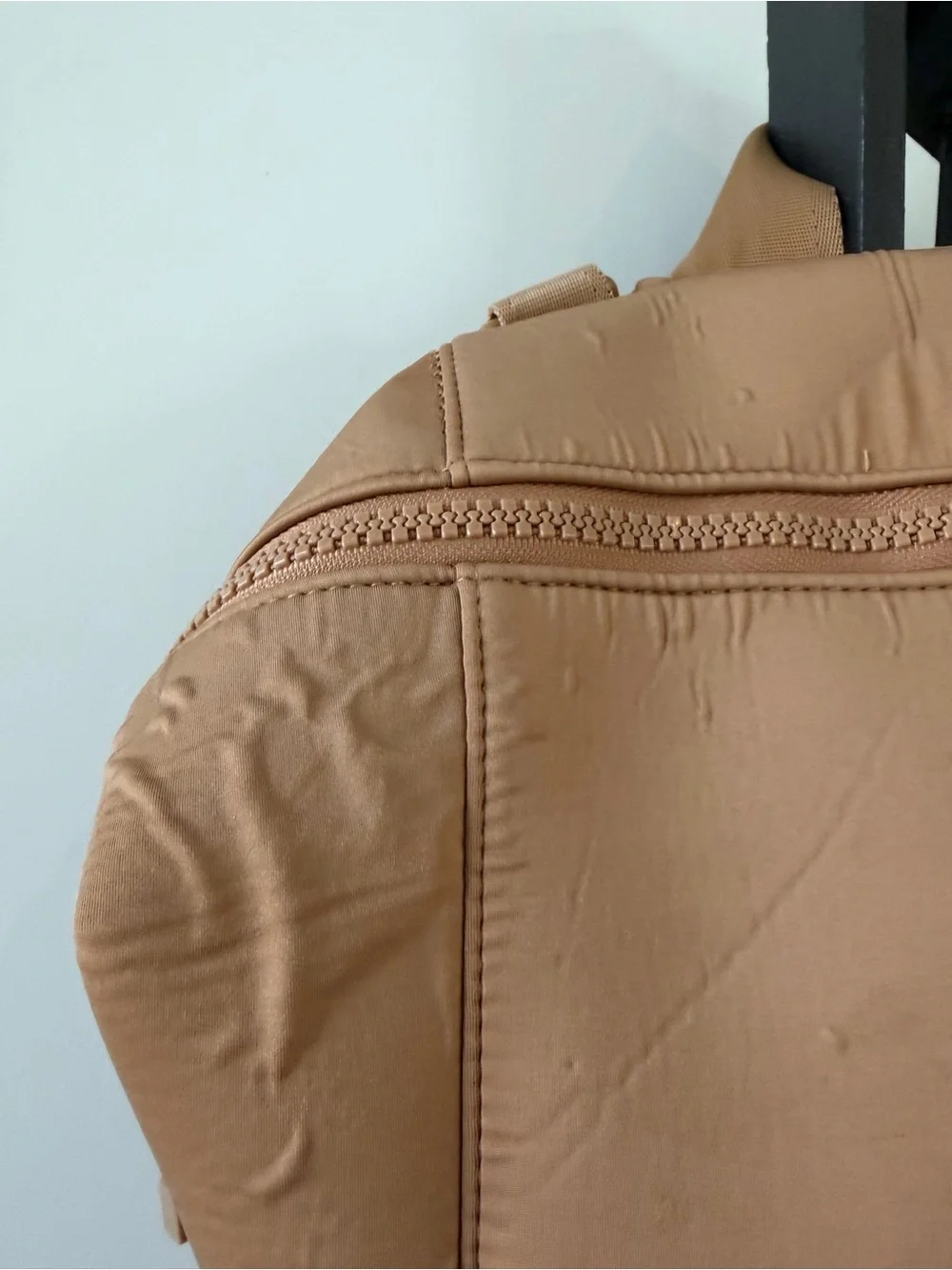 Dagne Dover Camel Neoprene diaper bag